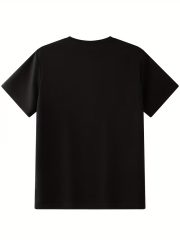 Men'S Funny Bald Joke T-Shirt - "I'm Too Sexy for My Hair That'S Why It Isn't There" Humorous Saying, Black with White Text, Casual Short Sleeve Round Neck Tee, Comfortable Summer Wear, Funny T Shirts, Humorous Apparel, Durable Print Quality - Image 3