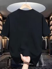 Men'S Fashion T-Shirt | Casual Crew Neck, Slight Stretch Fabric, Printed Pattern, Regular Fit for Summer - Image 5
