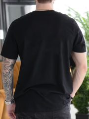 Men'S Funny Cartoon Crow Print T-Shirt "F-CAW-F" Text Meme Casual Short Sleeve Top, Black with White Graphic, Round Neck, Lightweight & Breathable for Summer, Everyday Tshirt | Playful Graphic Tee | Comfortable Fit - Image 6