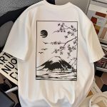 Men'S Fashion T-Shirt | Casual Crew Neck, Slight Stretch Fabric, Printed Pattern, Regular Fit for Summer