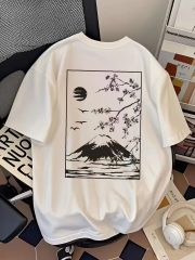 Men'S Fashion T-Shirt | Casual Crew Neck, Slight Stretch Fabric, Printed Pattern, Regular Fit for Summer