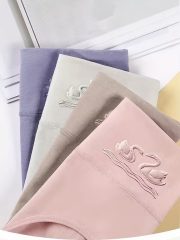 4pcs Women'S High-Waisted Seamless Underwear, Simple Comfortable Breathable Elastic Solid Color Panties, Comfortable Wear, Underwear for Women, Panties for Women - Image 4